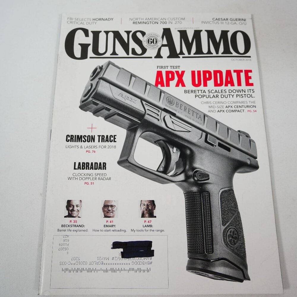 Lot Of 8 Guns & Ammo Magazines 2018 Issues Featuring Firearms & Accessories - Picture 14 of 16
